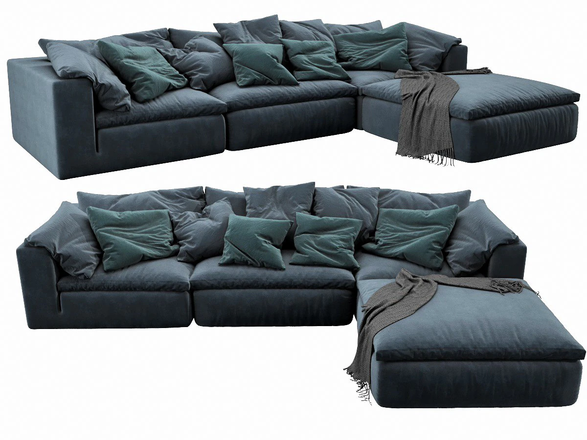 noblesouls realm chaise lounge 3D Model .c4d .max .obj .3ds .fbx .stl .blend 