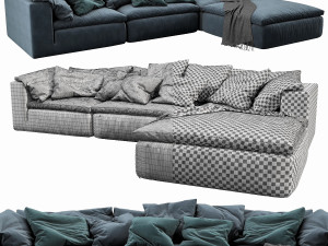 noblesouls realm chaise lounge Modello 3D