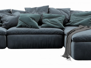 noblesouls realm chaise lounge Modello 3D