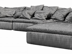 noblesouls realm chaise lounge Modello 3D