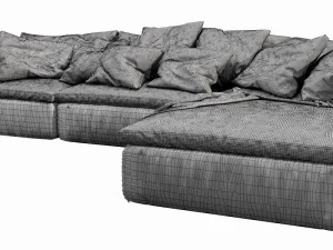 noblesouls realm chaise lounge 3D Model