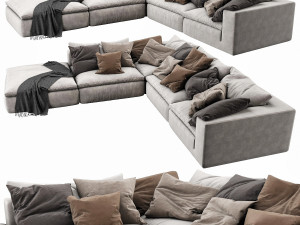 noblesouls realm sofa set 3Dモデル
