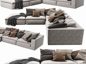 noblesouls realm sofa set 3Dモデル