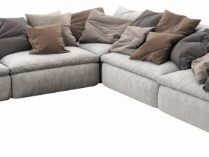 noblesouls realm sofa set 3Dモデル