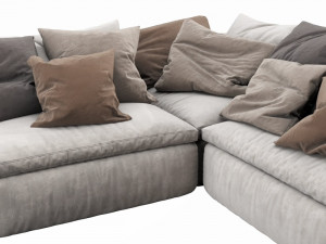 noblesouls realm sofa set 3Dモデル