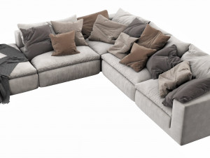 noblesouls realm sofa set 3Dモデル