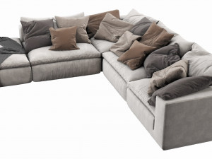noblesouls realm sofa set 3Dモデル