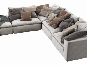 noblesouls realm sofa set 3D Model