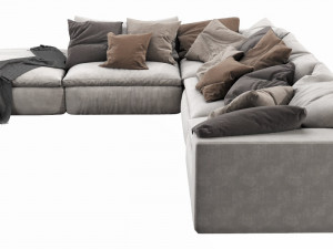noblesouls realm sofa set 3Dモデル