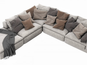 noblesouls realm sofa set 3Dモデル