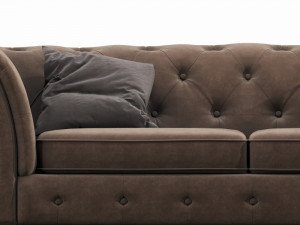 cranbrook chesterfield 3 seater 3D Model