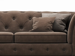 cranbrook chesterfield 3 seater 3D Model