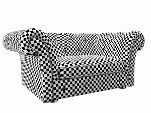 cranbrook chesterfield loveseat 3D Model