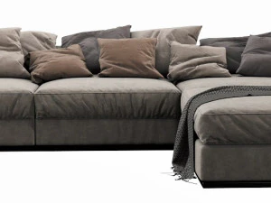 flexform beauty chaise lounge 3D Model
