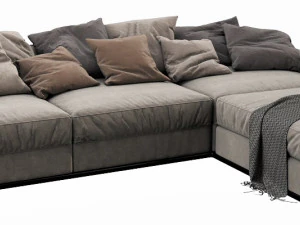 flexform beauty chaise lounge 3D Model