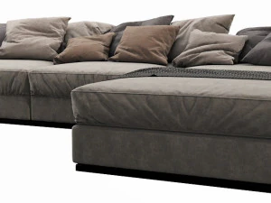 flexform beauty chaise lounge 3D Model