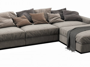flexform beauty chaise lounge 3D Modell