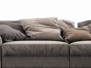 flexform beauty chaise lounge 3D Modell