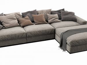 flexform beauty chaise lounge 3D Modell