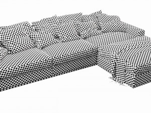 flexform beauty chaise lounge 3D Modell