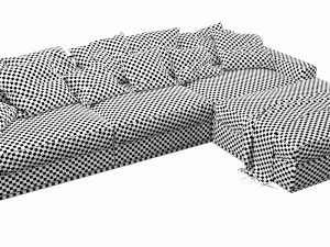 flexform beauty chaise lounge 3D Model