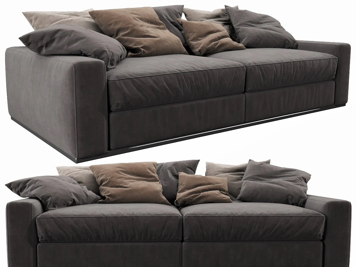 flexform beauty 2 seater 3D Model .c4d .max .obj .3ds .fbx .stl .blend 