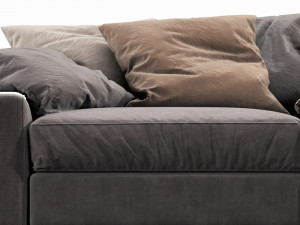 flexform beauty 2 seater 3Dモデル
