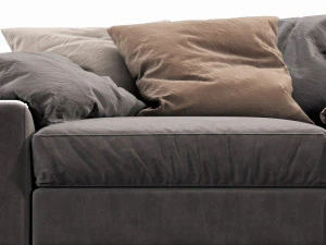 flexform beauty 2 seater 3D Model