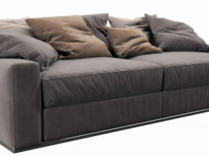 flexform beauty 2 seater 3Dモデル