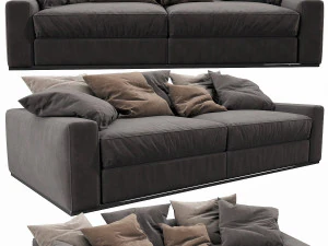flexform beauty 2 seater 3D Model