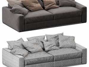 flexform beauty 2 seater 3Dモデル