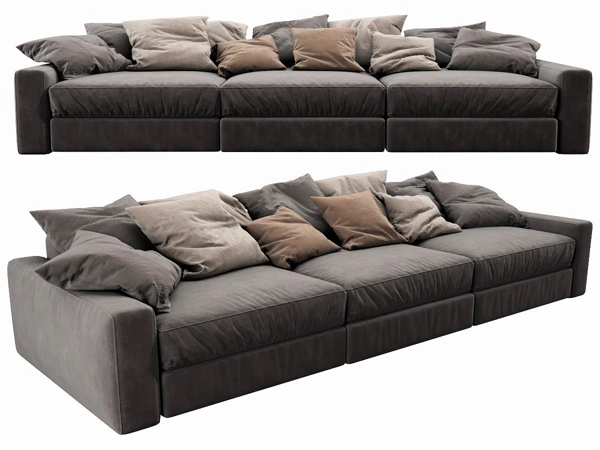 flexform beauty 3 seater 3D Model .c4d .max .obj .3ds .fbx .stl .blend 
