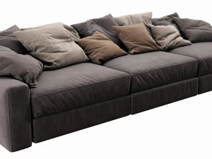 flexform beauty 3 seater 3D Model