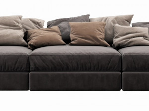 flexform beauty 3 seater Modelo 3D