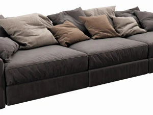 flexform beauty 3 seater 3D Model
