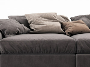 flexform beauty 3 seater Modelo 3D