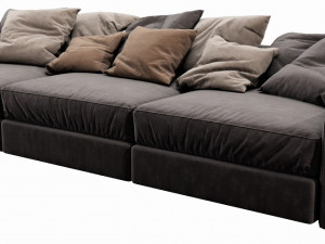 flexform beauty 3 seater Modelo 3D
