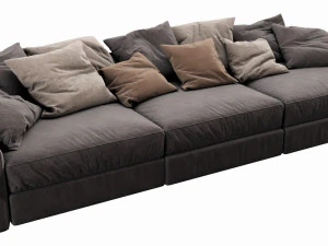 flexform beauty 3 seater 3D Model