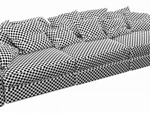 flexform beauty 3 seater Modelo 3D