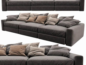 flexform beauty 3 seater 3D Model
