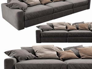 flexform beauty 3 seater Modelo 3D