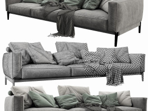 flexform romeo 3 seater 3D मॉडल