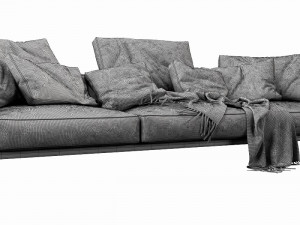 flexform romeo 3 seater 3D मॉडल