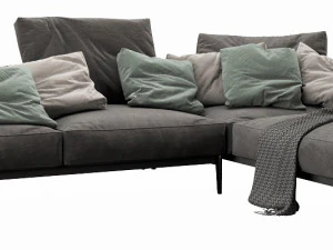 flexform romeo chaise lounge 3D Model
