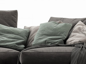 flexform romeo chaise lounge Modelo 3D