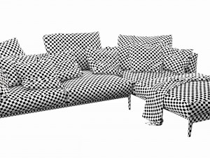 flexform romeo chaise lounge Modelo 3D