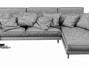 linteloo pleasure chaise lounge 3D Model