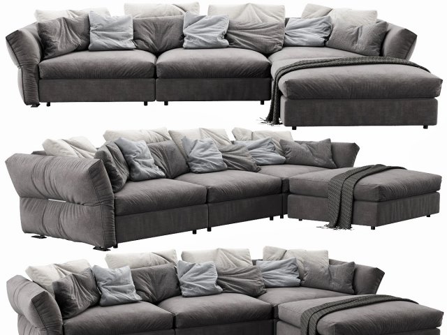 flexform newbridge 3D Model .c4d .max .obj .3ds .fbx .stl .blend 