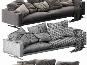 flexform campiello Modelo 3D