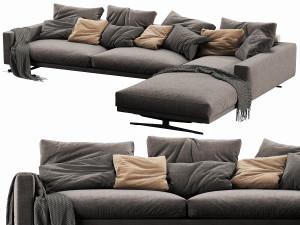 flexform campiello chaise lounge 3D-Modell